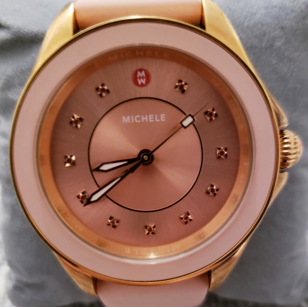 NWT Michele Cape Silicone Watch